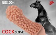 Насадка на фаллос с пузыриками по всей поверхности EXTREME SLEEVE M-SIZE - 14,7 см.